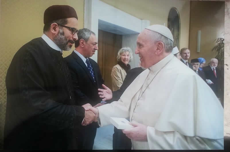 Aref Nayed Meets With Pope Francis