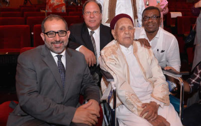 حضور عارف النايض لحفل توزيع جوائز منظمة الأسرة العربية برفقة سيدي محمد المختار