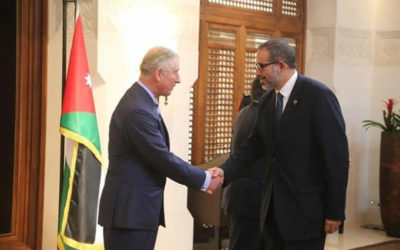 Aref Nayed Meets Prince Charles in Jordan