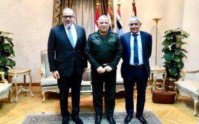 Aref Nayed Holding Talks at the Egyptian Ministry of Defense