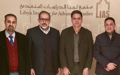 أعضاء من مجلس الدولة يزورون فرع مجمع ليبيا للدراسات المتقدمة في تونس