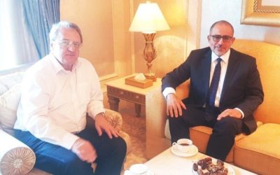 Nayed Discusses with President Putin’s Envoy the Situation in Libya