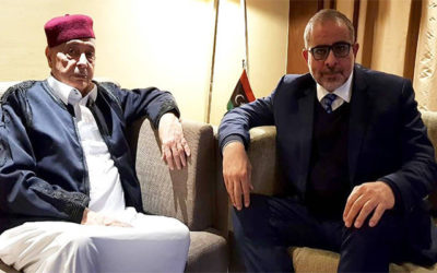 Nayed Discusses with Ghassan Salame and the Speaker of the Libyan Parliament the Latest Developments in Libya
