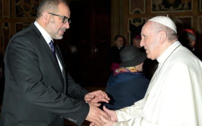 Aref Nayed Concludes his Visit to the Vatican by Meeting Pope Francis and the President of the Council of Churches