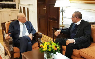 Nayed and Greek Foreign Minister Discuss the Results of the Berlin Conference