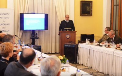 Nayed Gives a Lecture in Athens and Signs Academic Cooperation Agreements