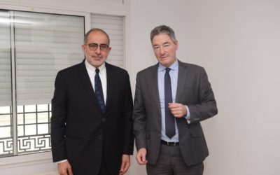 لقاء السفير الألماني اونماخت مع المترشح الرئاسي النايض
