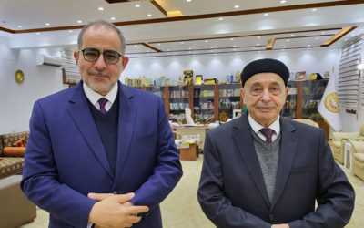 Dr. Aref Nayed | Meets Chancellor Agila Saleh in Gubba