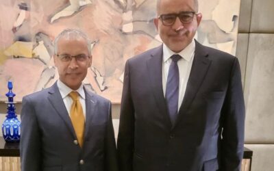 لقاء السّفير الفرنسي مهراج مع المترشّح الرّئاسي النايض